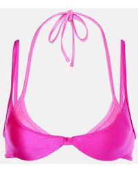 SAME - Double Layer Bikini Top - Lyst