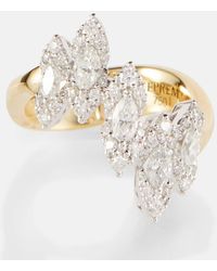 YEPREM - Ring aus 18kt Gelbgold mit Diamanten - Lyst