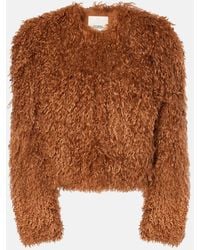 Isabel Marant - Faustine Cropped Faux-Shearling Jacket - Lyst