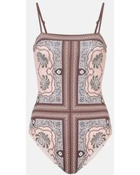 La DoubleJ - Elle Printed Swimsuit - Lyst