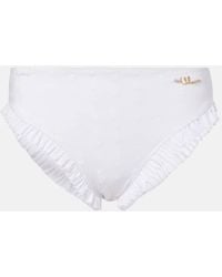 Chloé - Slip Bikini Con Volant - Lyst
