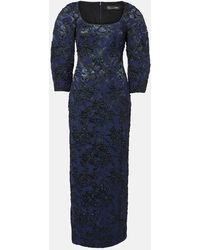 Oscar de la Renta - Abito Lungo Con Perline - Lyst