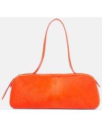 KHAITE - Simona Small Calf Hair Shoulder Bag - Lyst