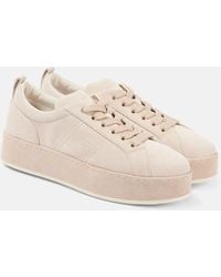 Hogan - Baskets H681 A Plateforme En Daim - Lyst
