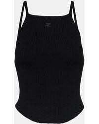 Courreges - Ribbed-Knit Tank Top - Lyst