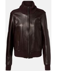 Proenza Schouler - Chaqueta Elenora De Piel Con Lana - Lyst