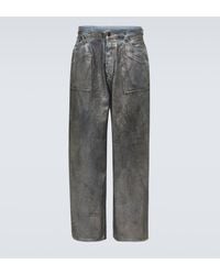 Acne Studios Relaxed Fit Coated Jeans - Farfetch