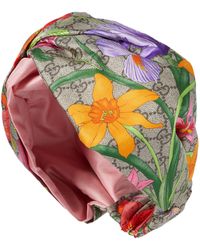 Gucci + Net Sustain Twisted Printed Organic Silk-twill Headband - Multicolour