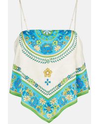 ALÉMAIS - Bedrucktes Top Vivianna - Lyst