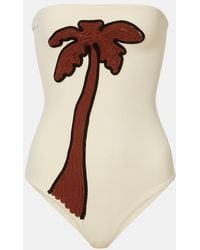 Johanna Ortiz - Embroidered Swimsuit - Lyst