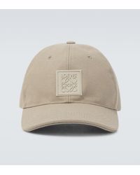 Loewe - Baseballcap Anagram Aus Baumwoll-Canvas - Lyst