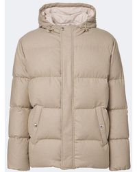 Eleventy - Wool, Silk, And Cashmere Puffer Jacket - Lyst