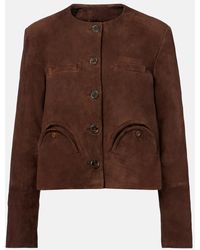 Blazé Milano - Gliss Bolero Suede Jacket - Lyst