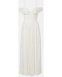 Jonathan Simkhai - Amarantha Draped Jersey Maxi Dress - Lyst
