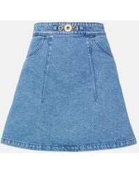 Patou - Minifalda De Algodon - Lyst