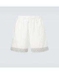 Commas - Bermuda-Shorts Mit Haekelstrick - Lyst