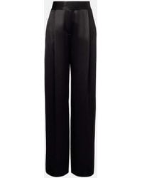 The Sei - Weite High-Rise-Hose Aus Seide - Lyst