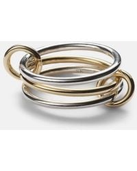 Spinelli Kilcollin - Solarium 18Kt And Sterling Linked Rings - Lyst
