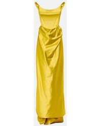 Vivienne Westwood - Robe Aus Satin - Lyst