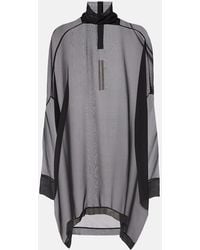 Rick Owens - Hollywood Sheer Silk Chiffon Top - Lyst