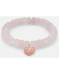 Sydney Evan - 14Kt Bracelet With Opal And Diamond - Lyst