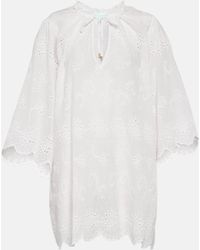 Melissa Odabash - Lucy Embroidered Cotton Kaftan - Lyst