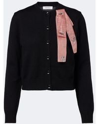 Erdem - Embellished Wool Cardigan - Lyst