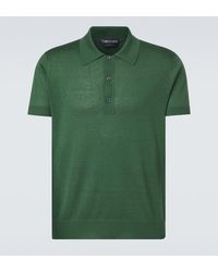 Tom Ford - Silk And Linen Polo Sweater - Lyst