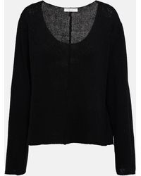 The Row - Fesia Oversized Silk Sweater - Lyst