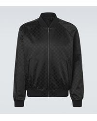 Gucci - Gg Cotton-Blend Satin Jacket - Lyst
