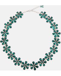 AMINA MUADDI - Embellished Choker Necklace - Lyst