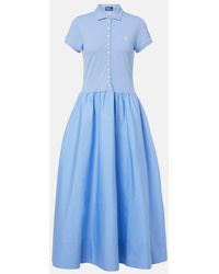 Polo Ralph Lauren - Cotton-Blend Shirt Dress - Lyst