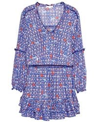 Poupette - Ilona Printed Minidress - Lyst