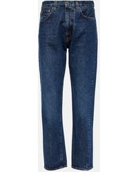 TOTEME - Twisted Seam Mid-Rise Straight Jeans - Lyst