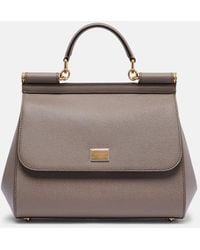 Dolce & Gabbana - Sicily Medium Leather Shoulder Bag - Lyst