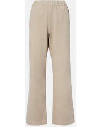 Velvet - Naya Cotton-Blend Twill Straight Pants - Lyst