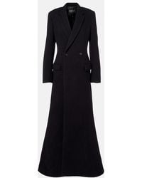 Balenciaga - Double-Breasted Wool Coat - Lyst