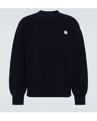 Moncler Genius - X Palm Angels - Pullover in lana a coste - Lyst