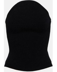 KHAITE - Bustier-Top Jericho Aus Rippstrick - Lyst