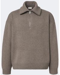 FRAME - Wool Polo Sweater - Lyst