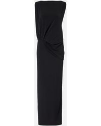 Jacquemus - Peplo Draped Jersey Maxi Dress - Lyst