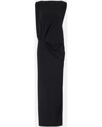 Jacquemus - Peplo Draped Jersey Maxi Dress - Lyst