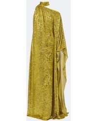 ‎Taller Marmo - Atlas Disco Sequined One-Shoulder Gown - Lyst