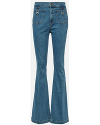 Veronica Beard - High-Rise Flared Jeans Beverly - Lyst