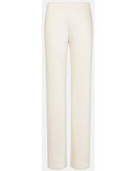 Vince - Weite High-Rise-Hose Aus Satin - Lyst
