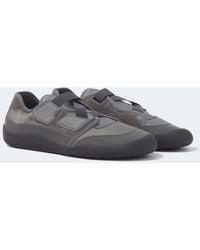 Prada - Speedrock Suede-Trimmed Sneakers - Lyst