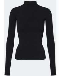 Gucci - Jersey Turtleneck Top - Lyst