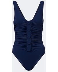 Karla Colletto - Sadie Ruched Swimsuit - Lyst