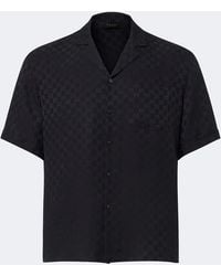 Gucci - Gg Jacquard Silk Bowling Shirt - Lyst