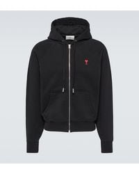 Ami Paris - Ami De Caur Zipped Hoodie - Lyst
